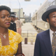 (from left) Danielle Deadwyler as Mamie Till Mobley and Jalyn Hall as Emmett Till in Till, directed by Chinonye Chukwu.